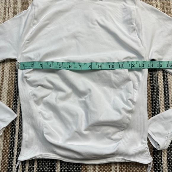 Free People White‎ Good Karma Pullover Long Sleeve Hoodie Size XS/S Women - Picture 8 of 10